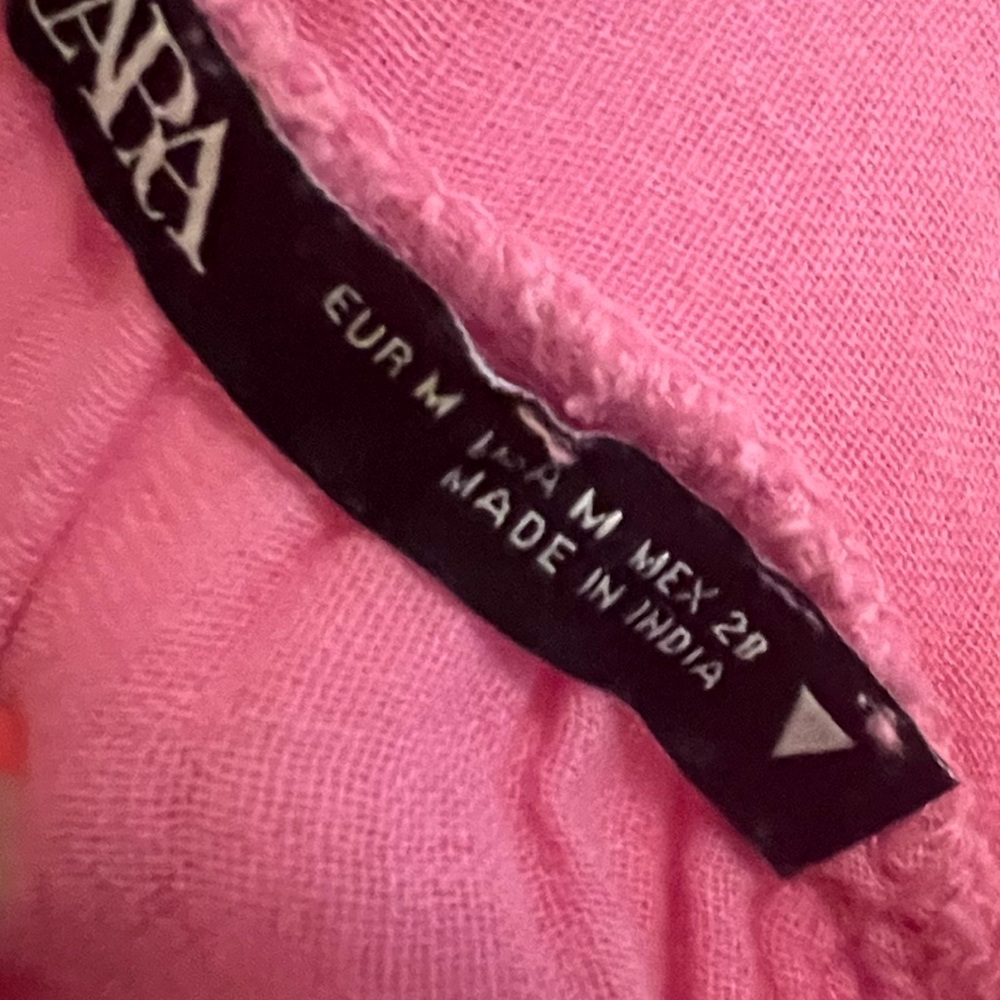 🎀 Zara 🎀 Pink Sleeveless Maxi Dress. Size M - Picture 8 of 11